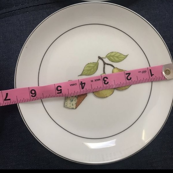 Crate & Barrel Fruit Fromage Appetizer Plates - Picture 2 of 4